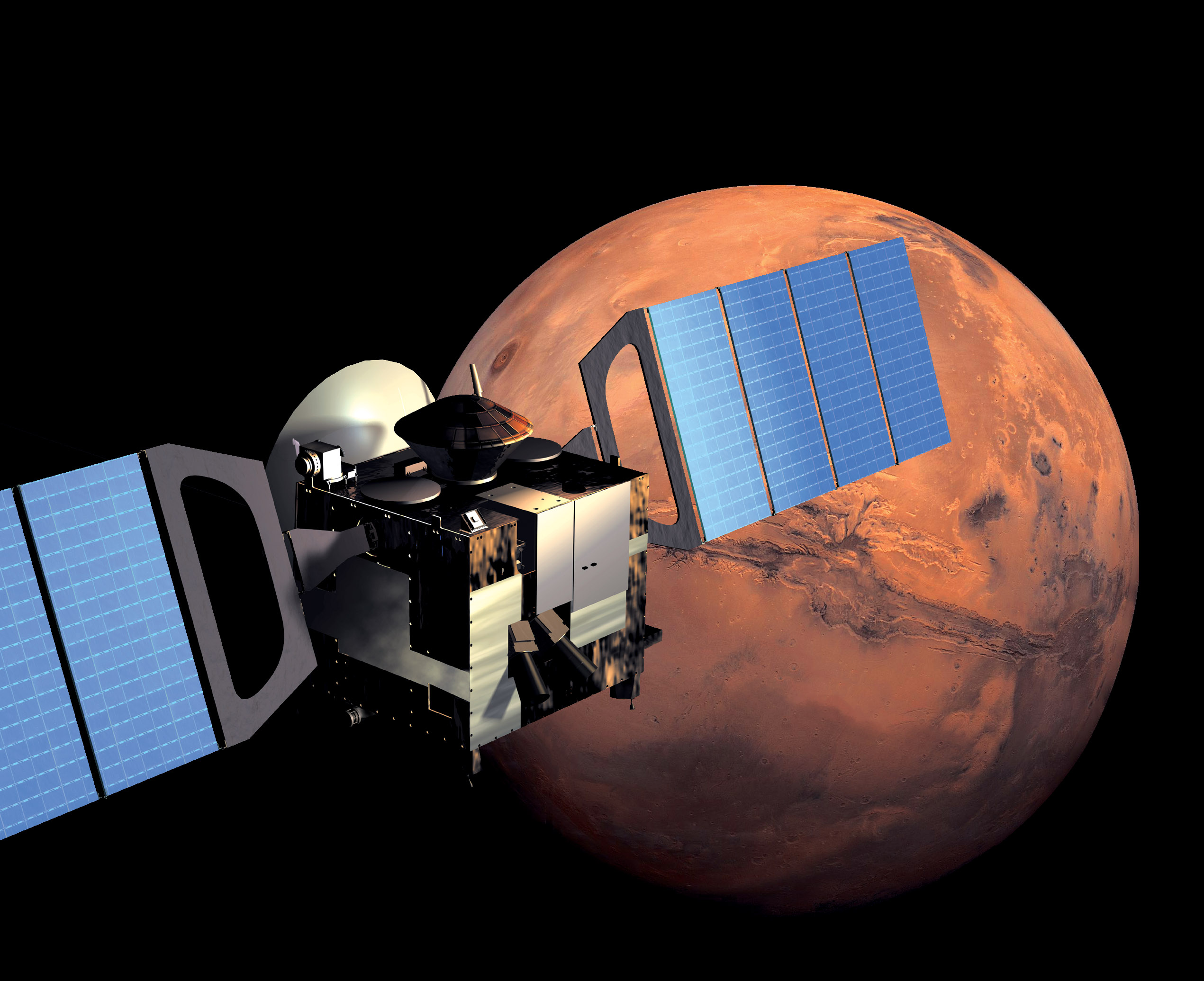 Mars Express 在火星轨道上
