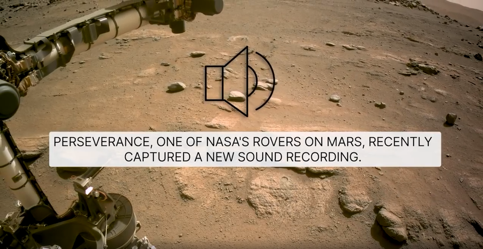 毅力号是美国国家航空航天局在火星上的漫游者之一，最近拍摄了新的录音。