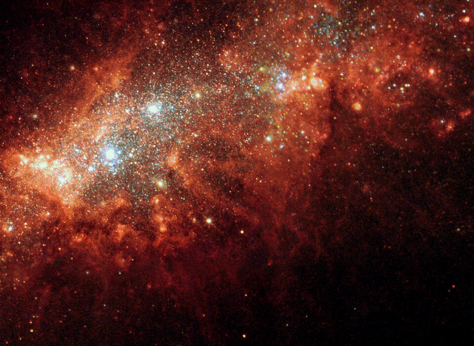 依巴谷卫星绘制的我们星系数百万星星的图片，但宇宙中还有多少颗星星呢？